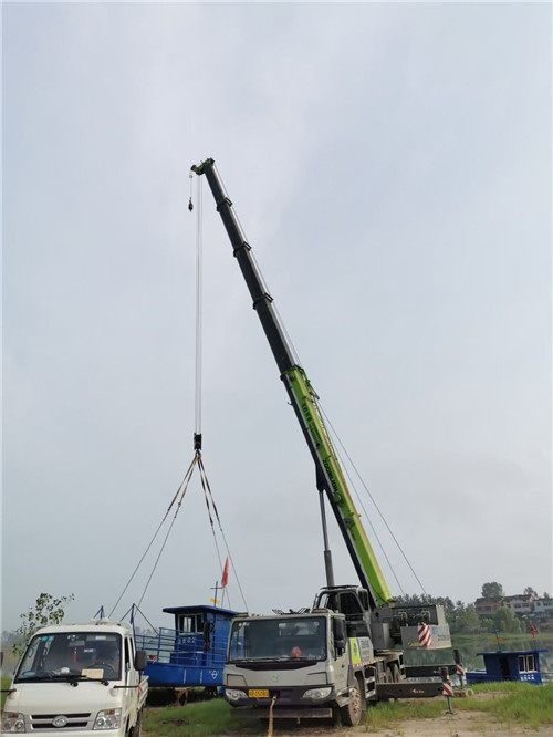 侯马市桥梁建设吊装案例